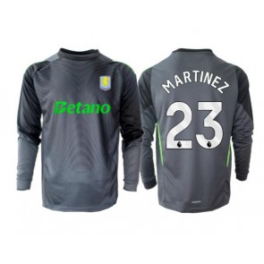 Aston Villa Emiliano Martinez #23 Målmand Replika Hjemmebanetrøje 2025-26 Langærmet